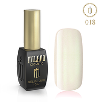 Гель Лак MILANO 10ml № 018 (М'ятно-Кремовий)
