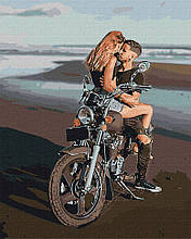 Картина за номерами "Кохання на березі" Ідейка KHO4832 40х50 см топ