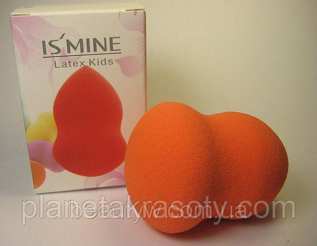 Спонж для нанесення тональної основи"IS'MINE" BEAUTYBLENDER (помаранчевий)
