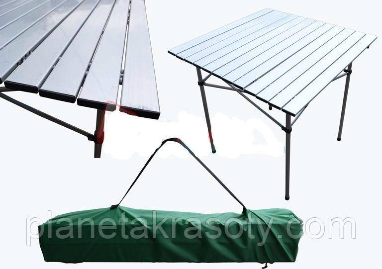 Стіл для пікніка складаний 70 х 70*70, фото 1