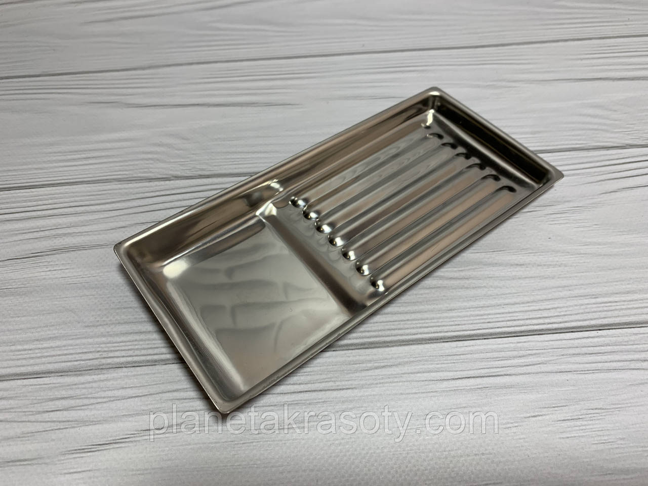 Лоток з нержавіючої сталі для інструменту, 195х90 мм, фото 1