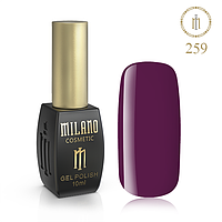 Гель Лак MILANO 10ml № 259 (Пурпурно-Фиолетовый)