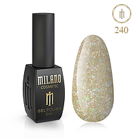 Гель Лак MILANO 8 Мл № 240 (Кристал Міді)