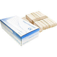 Дерев'яні шпателі для депіляції в коробці, 100 шт