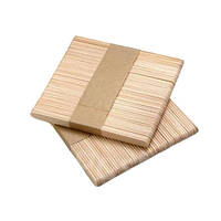 Вузький Дерев'яний шпатель для нанесення воску 50 шт/уп, 9,3 см*10 мм