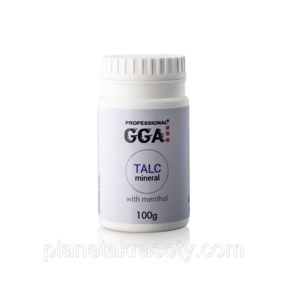 Тальк з ментолом GGA Professional Talc Mineral 100 г