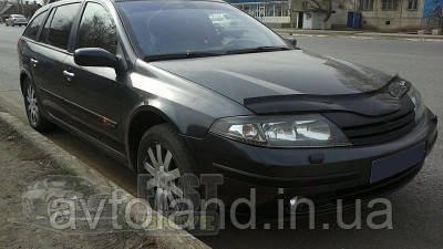 ДЕФЛЕКТОР КАПОТУ, МУХОБОЙКА RENAULT LAGUNA 2001-2005 VIP TUNING