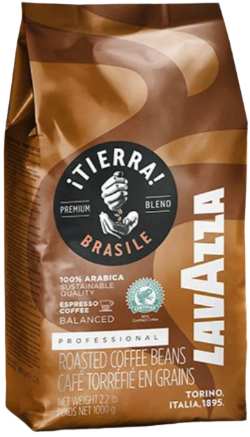 Кава в зернах Lavazza Tierra Brazil 100% Arabica