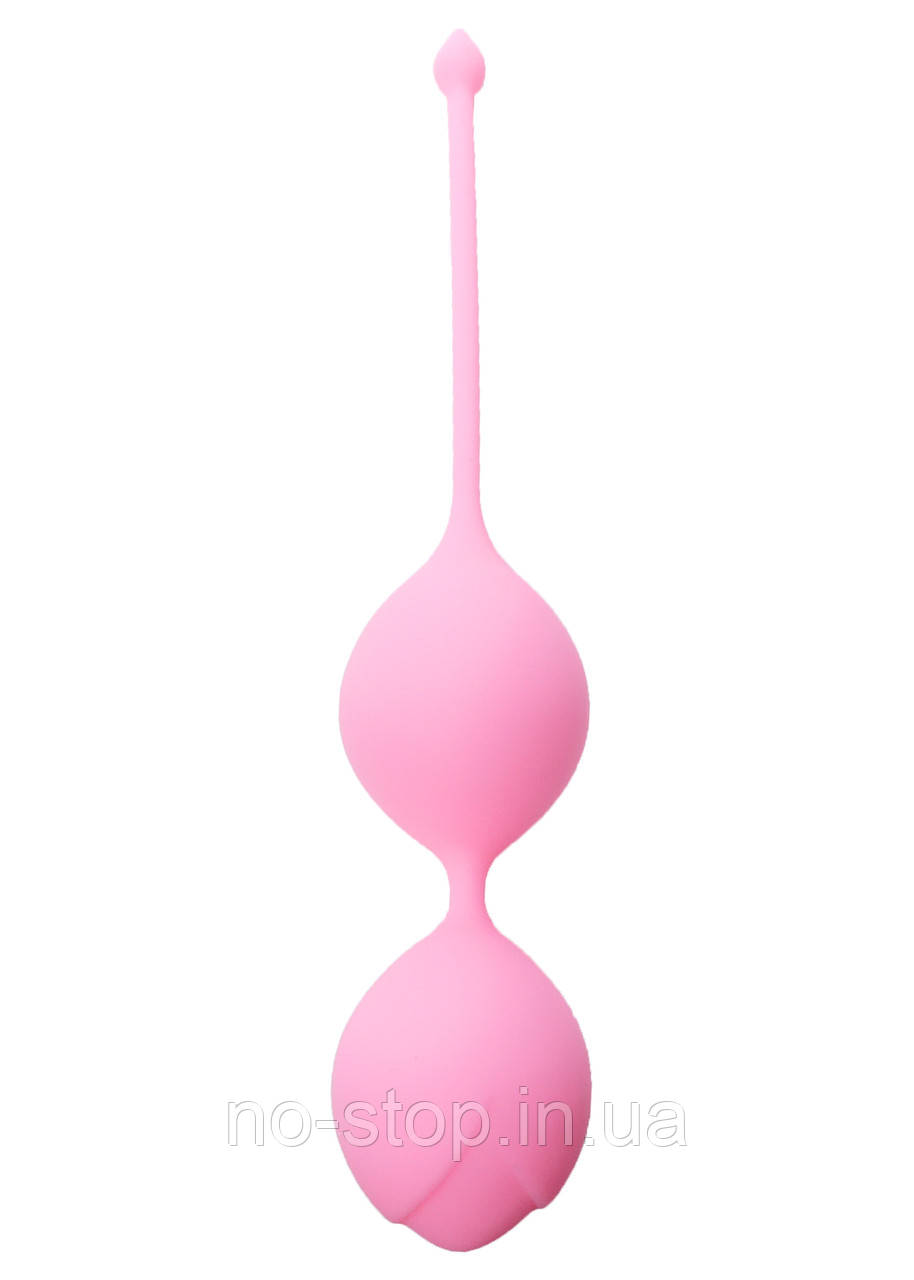 Вагінальні кульки Silicone Kegel Balls 36mm 90g Pink Boss Series, фото 1