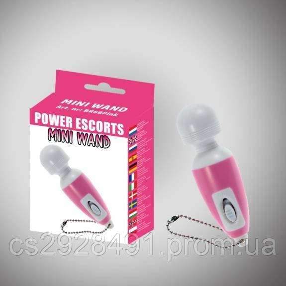 Міні-вібратор Mini wand  pink  mini wand massager 6,5 cm