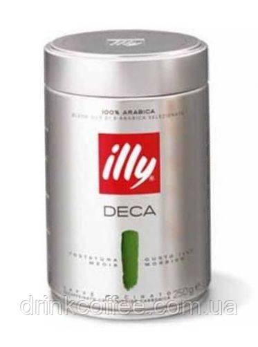 Кава ILLY Caffe Decaffeinato, 100% Арабіка, мелена 250g, фото 1