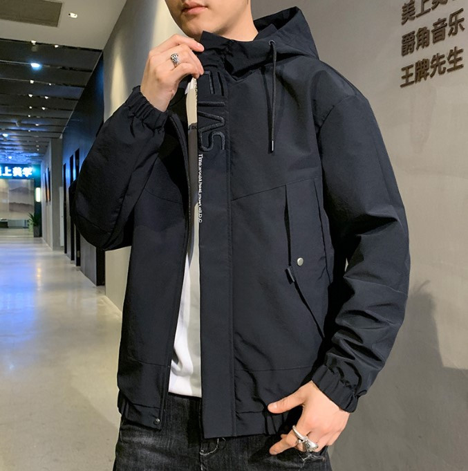 Куртка вітровка підліткова чоловіча молодіжна з капюшоном, фото 1