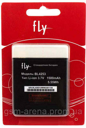 Аккумуляторная батарея Fly BL4253 (1500mAh) iQ443, фото 2