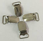 Затискачі, кліпси металеві для панчіх, підтяжок 15 мм, фото 3