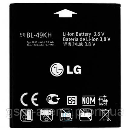 Аккумуляторная батарея LG BL-49KH (1830mAh) P930 Оригинал, фото 2