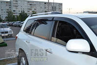 ДЕФЛЕКТОРЫ ОКОН, ВЕТРОВИКИ TOYOTA HIGHLANDER II 2007-, KLUGER 2007- COBRA