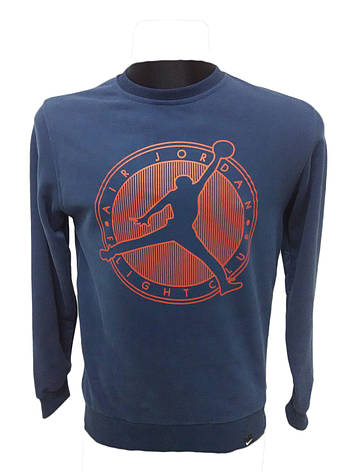 Кофта (світшот) чоловіча трикотаж Nike Jordan 3-нитка Туреччина, фото 1