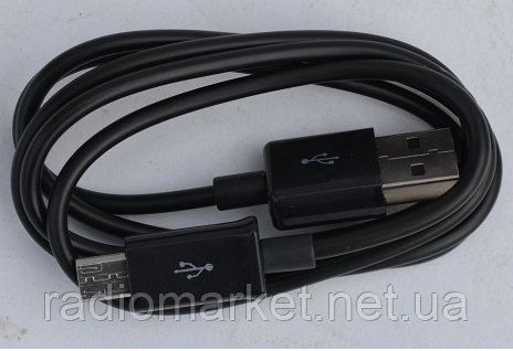 Шнур штекер USB тип А -штекер micro USB (Samsung), 1метр - фото 1 - id-p259759806