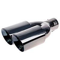 Насадка на глушник з нержавіючої сталі діаметр 6 см товщина 1,5 мм