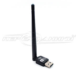 Wi-Fi USB адаптер до 300MB, 802.11bgn з антеною 3DBI, бездротовий мережевий адаптер Wi-Fi, фото 2