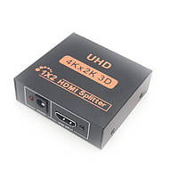 HDMI Splitter 1x2 v1.4, Full 3D 4Kx2K метал