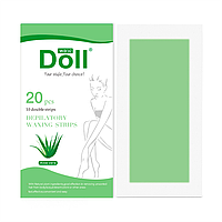Go Воскові смужки Doll Wax YZ010-20Z Aloe для депіляції тіла 20 шт.
