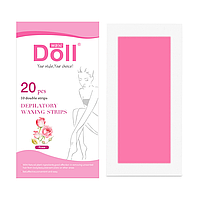 Go Воскові смужки Doll Wax YZ010-20Z Rose для депіляції тіла 20 шт.