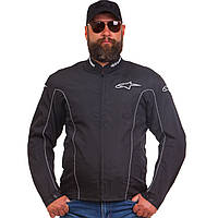 Мотокуртка текстильная с защитой Alpinestars MS-5474 M-44-46 Черный PT1484