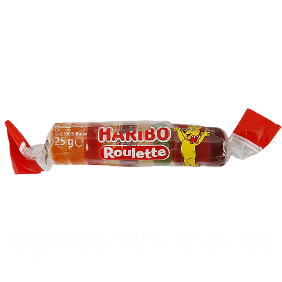 Желейки Харібо Haribo Roulette 25g 50шт/ящ (Код: 00-00011857)