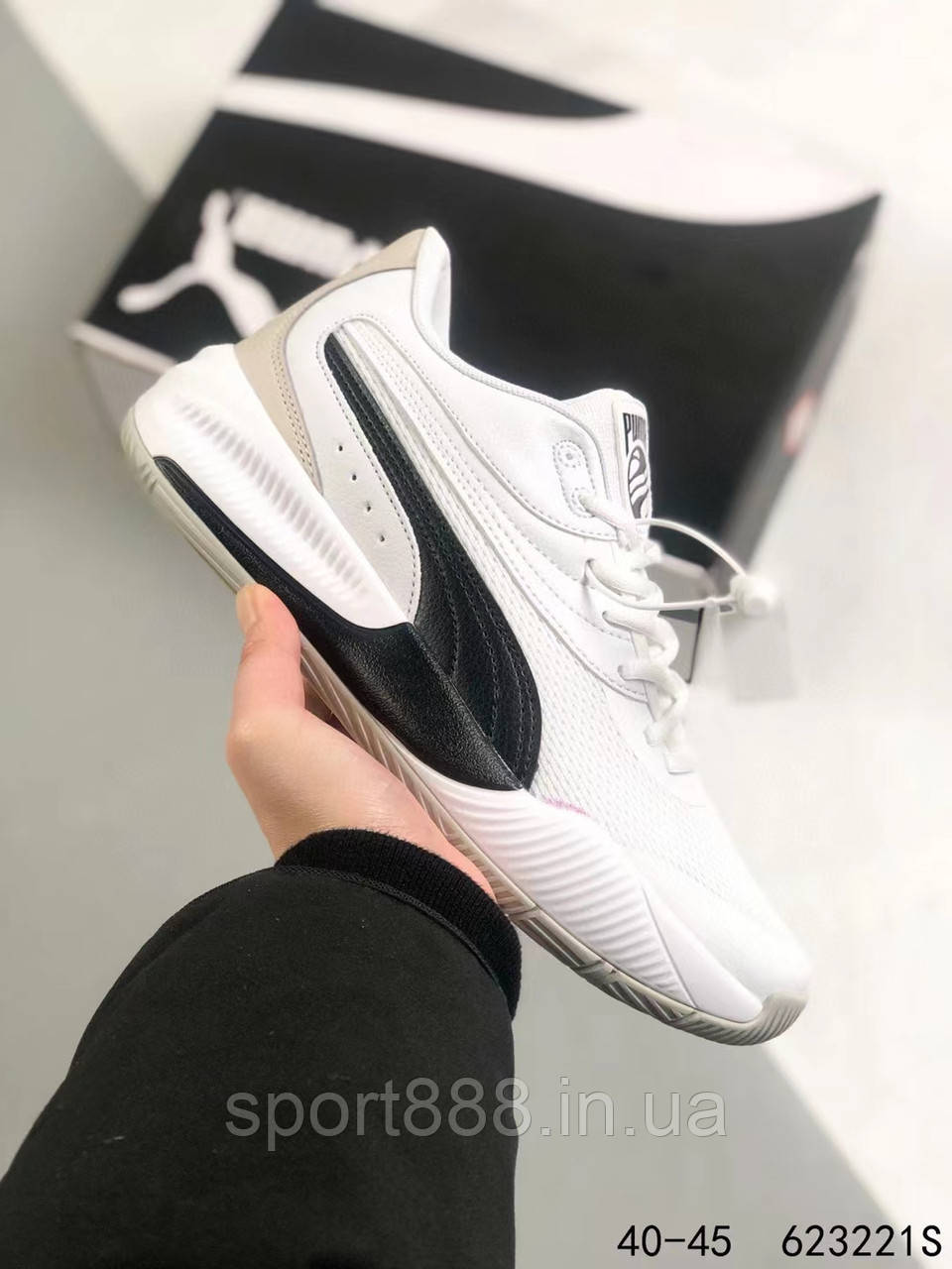 КРОСИВКИ Puma Legacy Low білі Пума баскетбольні волейбольні кросівки