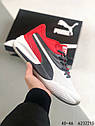 КРОСИВКИ Puma Legacy Low червоно-білі Пума баскетбольні волейбольні кросівки, фото 3