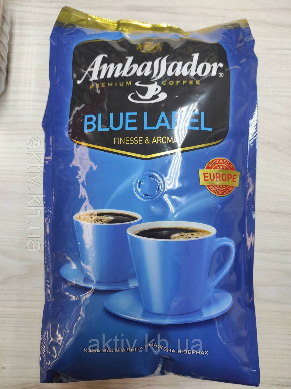 Кави, Ambassador Blue Label"зерно 1кг.