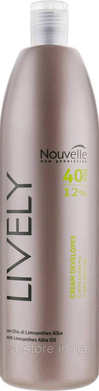 Окислювальна емульсія 12% NOUVELLE Lively Cream Peroxide 1000 мл