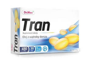 Dr.Max Tran Omega-3 риб'ячий жир із печінки тріски, 30 капсул