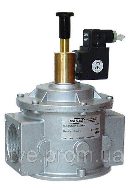 Клапан електромагнітний газовий Madas M16/RM N.A. DN 40