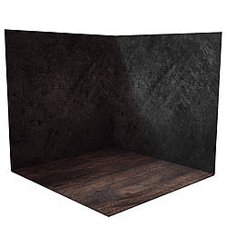 Вініловий кутовий фотофон 100х100см, Frontlit 450 г/м2 №58044