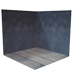 Вініловий кутовий фотофон 100х100см, Frontlit 450 г/м2 №58005