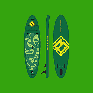 SUP board (Sup дошки) надувний сап FOCUS ISUP HAWAII PURPLE GREEN