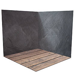 Вініловий кутовий фотофон 100х100см, Frontlit 450 г/м2 №58039