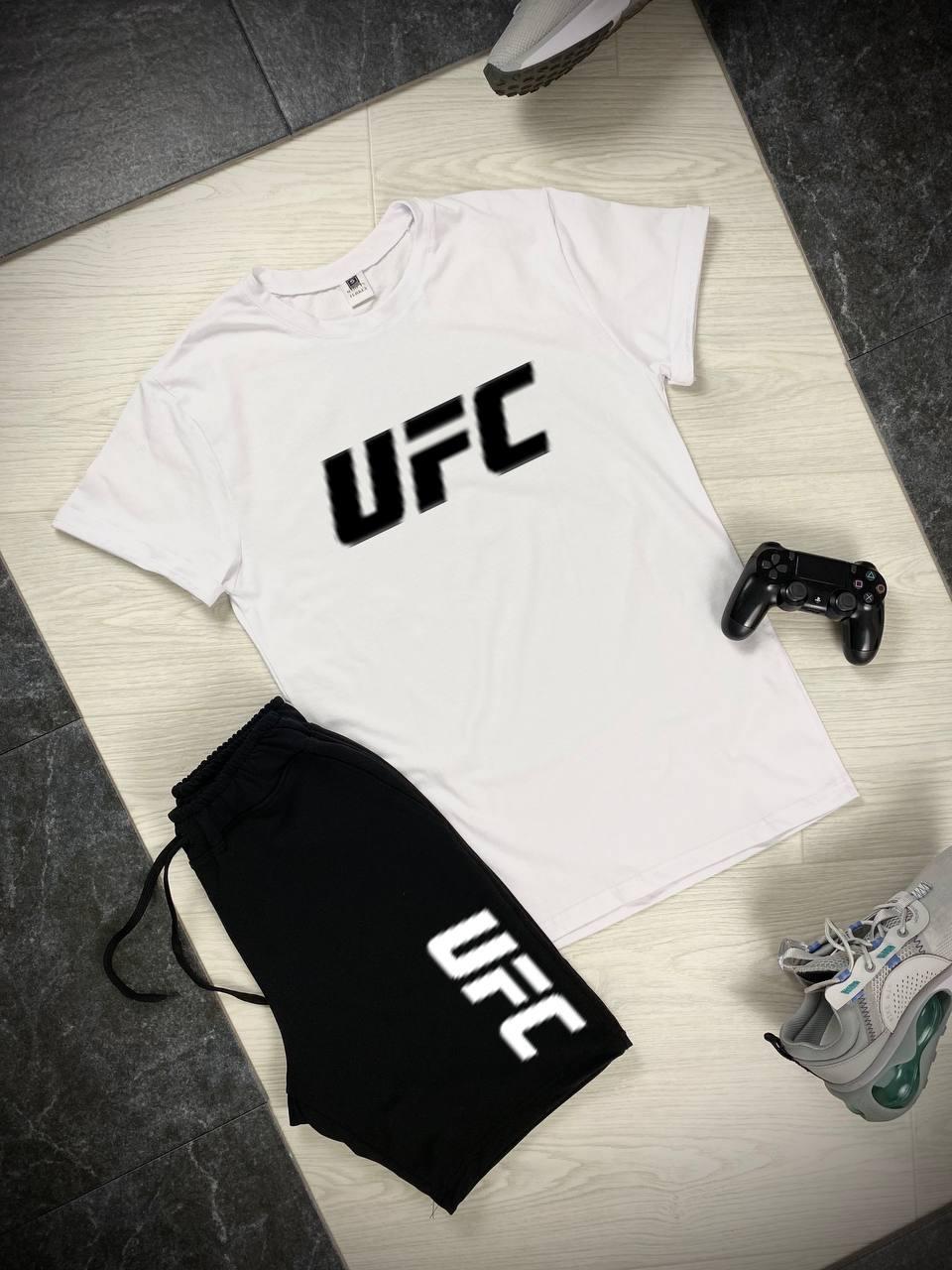 Футболки та шорти чоловічі UFC | Комплект літній чоловічий UFC ЛЮКС якості
