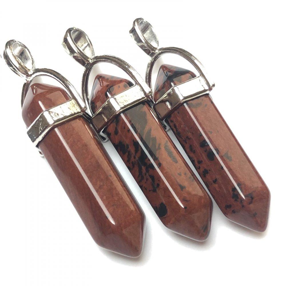 Підвіска Шестигранник Обсидіан 40х9мм+-, фото 1