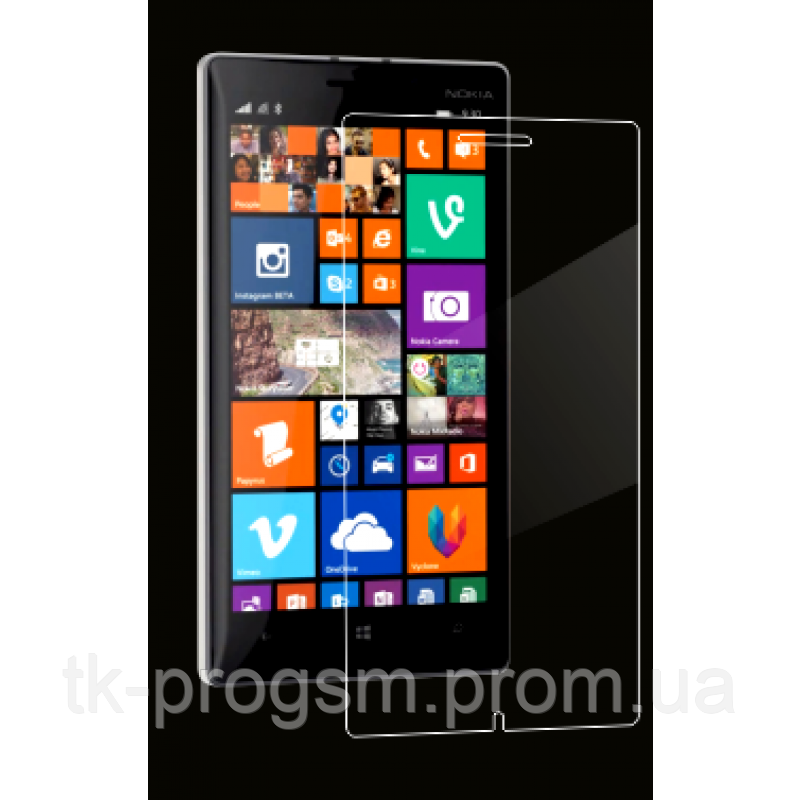 Защитное стекло (броня) для Nokia 540 Lumia (0.3 mm, 2.5D / RM-1141)