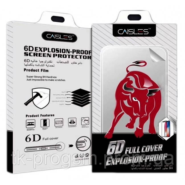 Силиконовая пленка (броня) для OnePlus 7 Pro GM1913 (6.67") Caisles 6D Black