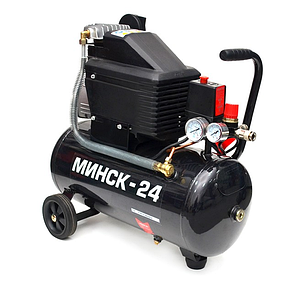 Компресор Мінськ-24, 1.5 кВт, 220 В, 8 атм, 205 л/хв INTERTOOL PT-0020, фото 3