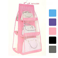 Органайзер для сумок подвесной Hanging Purse Organizer 35 х 90 см (04 BH) R_9326 Розовый