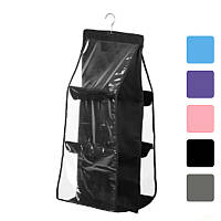 Органайзер для сумок подвесной Hanging Purse Organizer 35 х 90 см (04 BH) R_9326 Черный