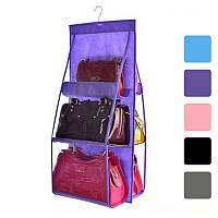 Органайзер для сумок подвесной Hanging Purse Organizer 35 х 90 см (04 BH) R_9326 Фиолетовый