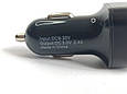 USB зарядка в прикуриватель с вольтметром HZ HC1/9001 CAR CHARGER 2.4A USBx2, фото 4