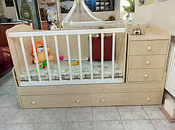 Дитяче ліжко-трансформер "Дрім" (Клен)