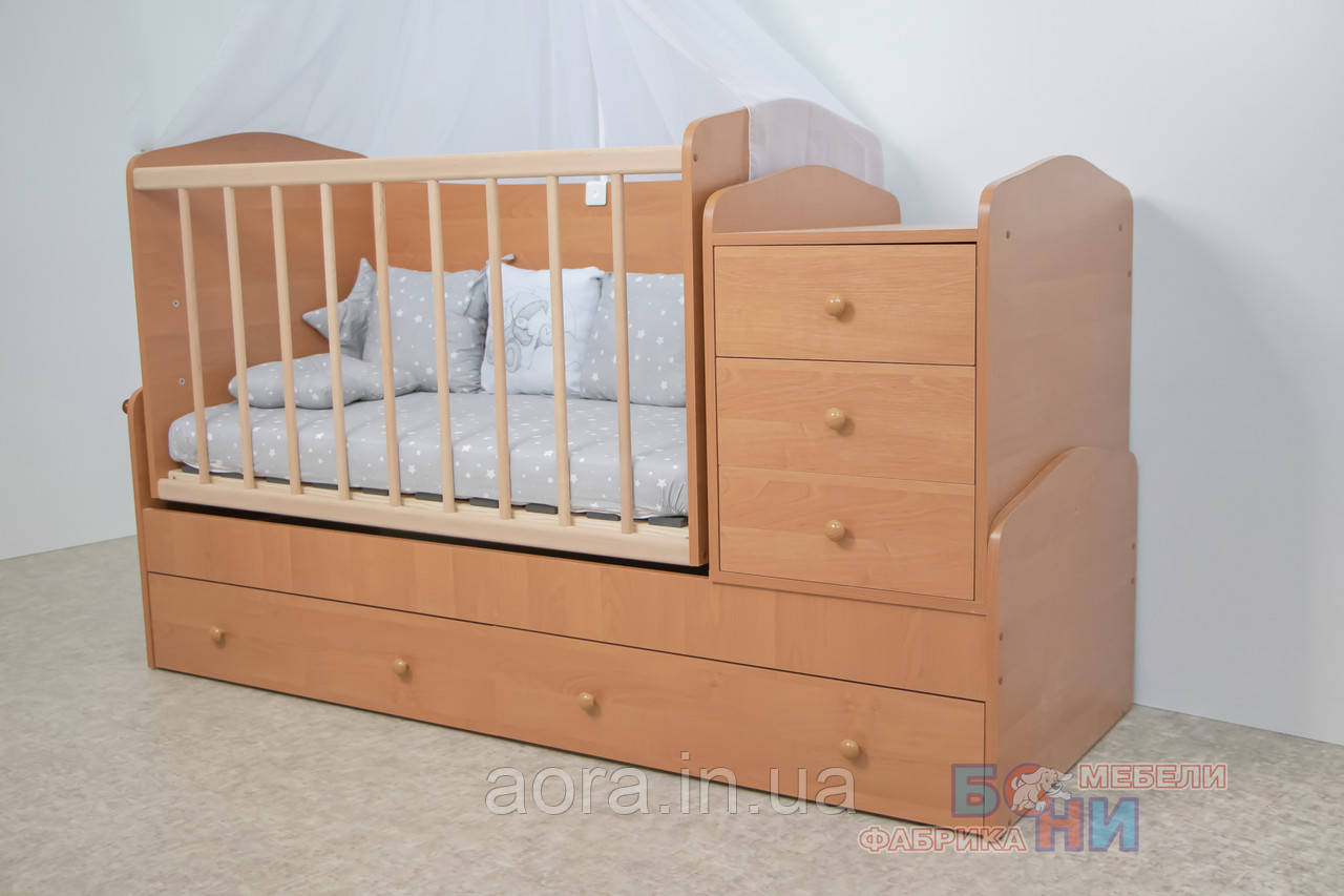 Дитяче ліжко-трансформер "Дрім" (Вільха)
